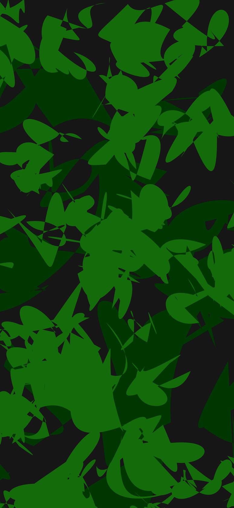 緑色カモフラージュ素材
