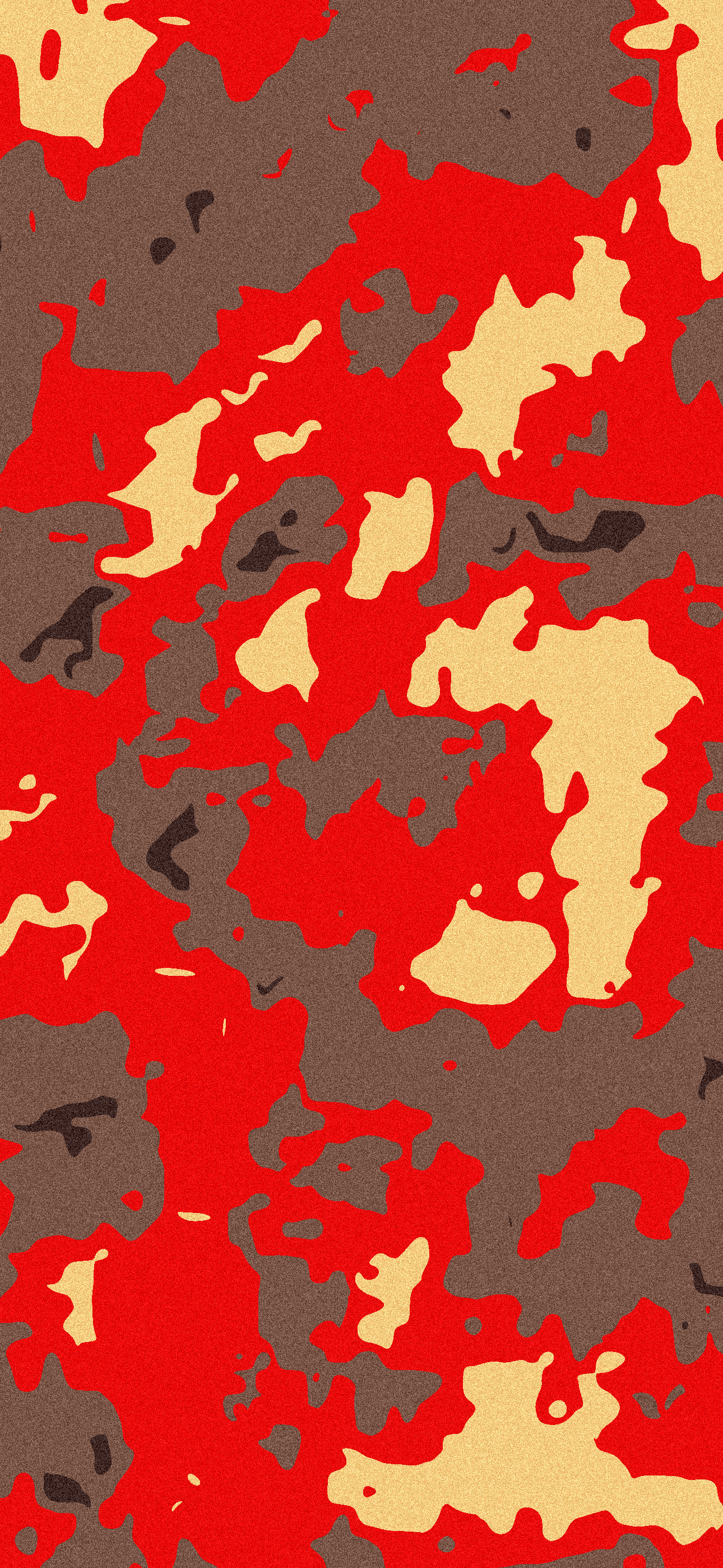 Red Camouflage Pattern and iPhone 16 Background Wallpaper