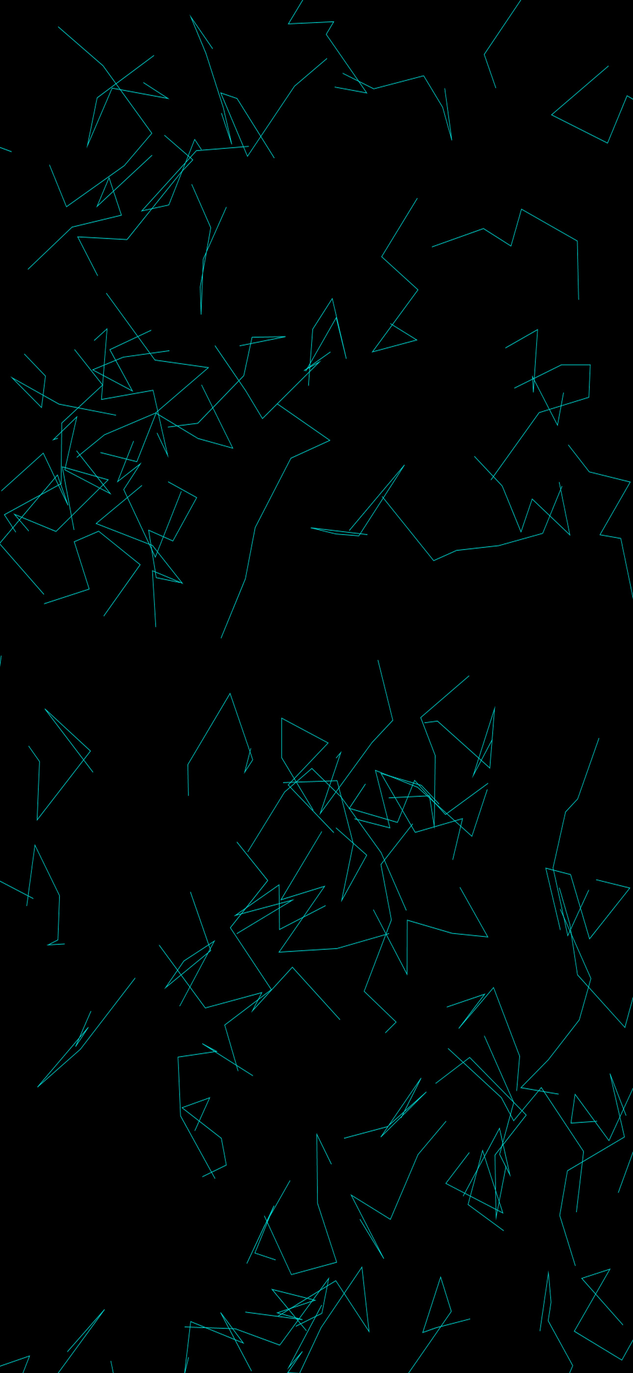 Aesthetic Glowing digital mesh Image