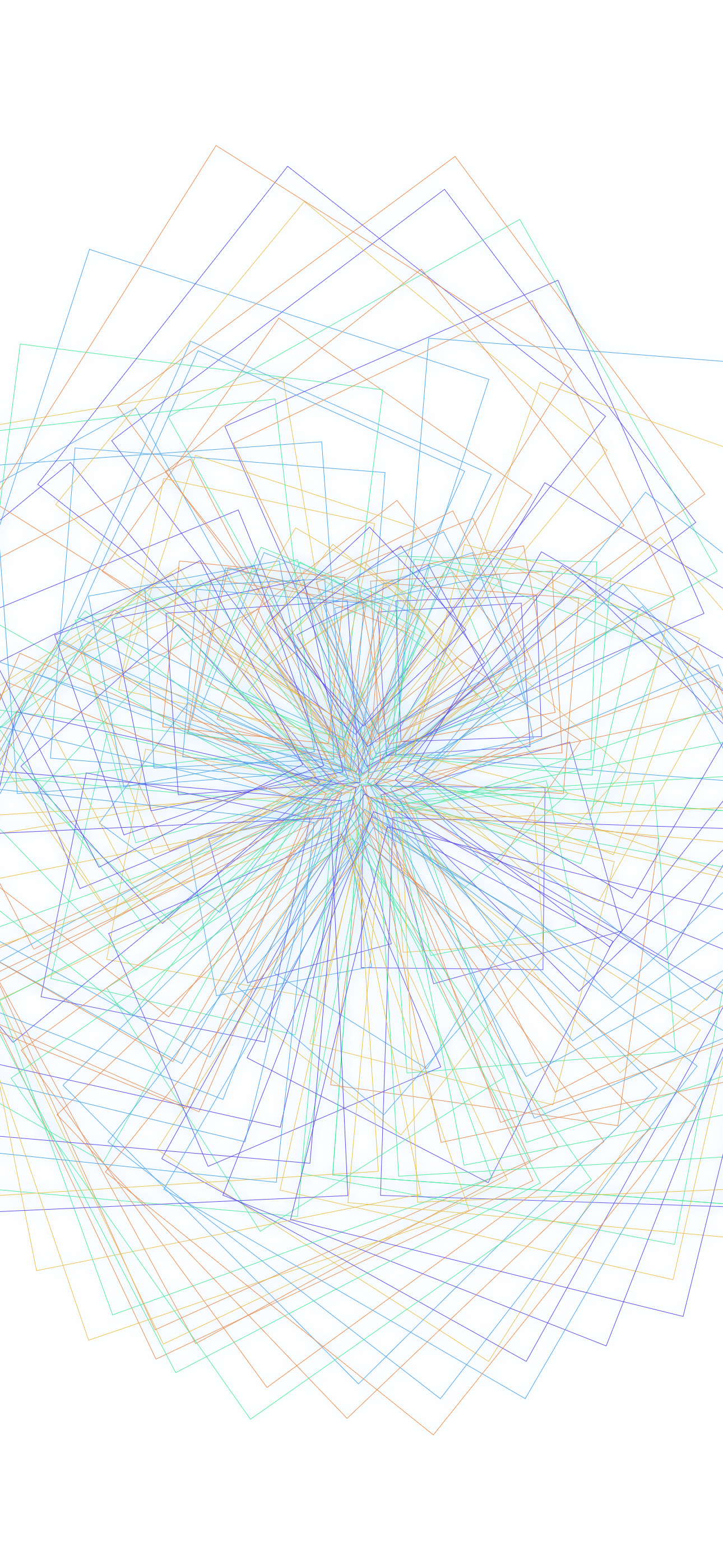 Glowing mesh abstract