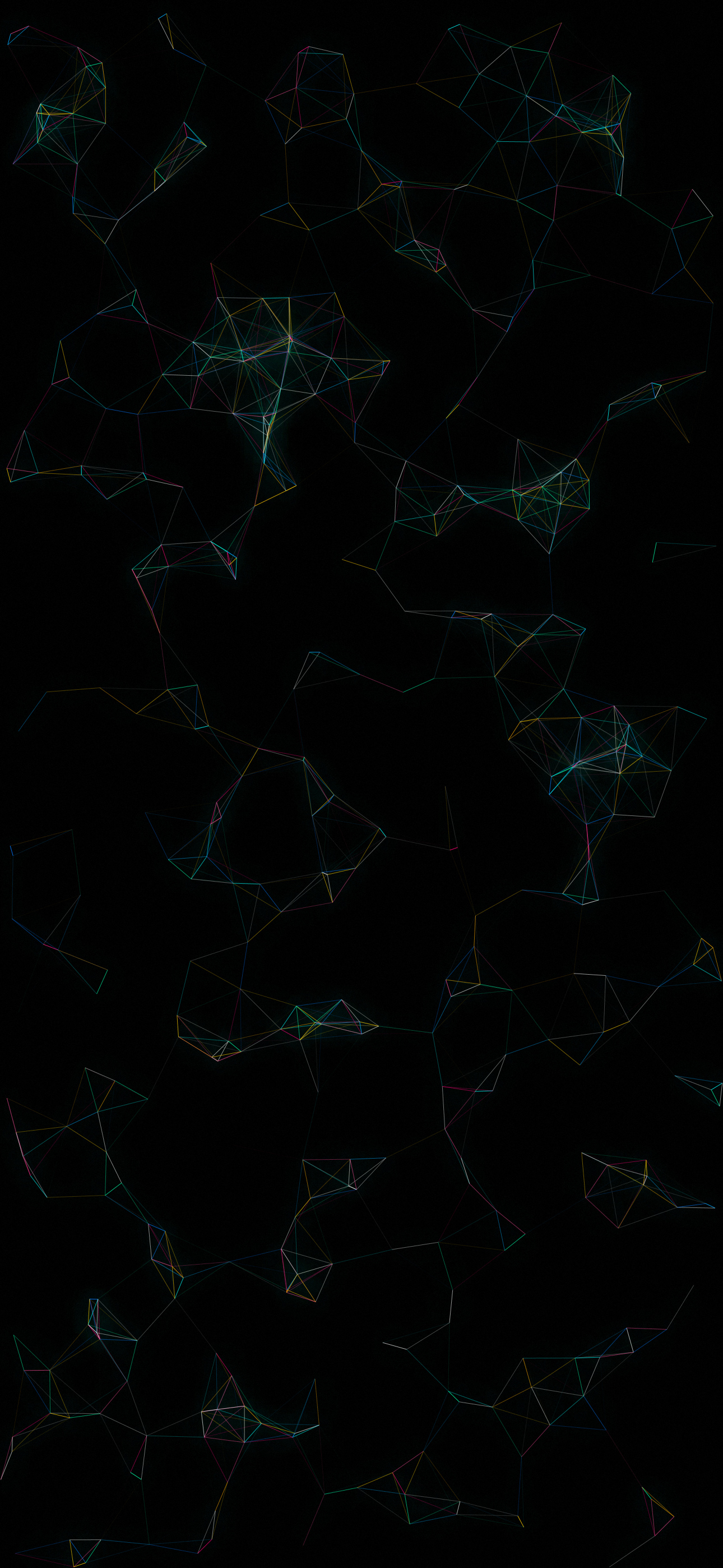 Aesthetic Cosmic filament abstract