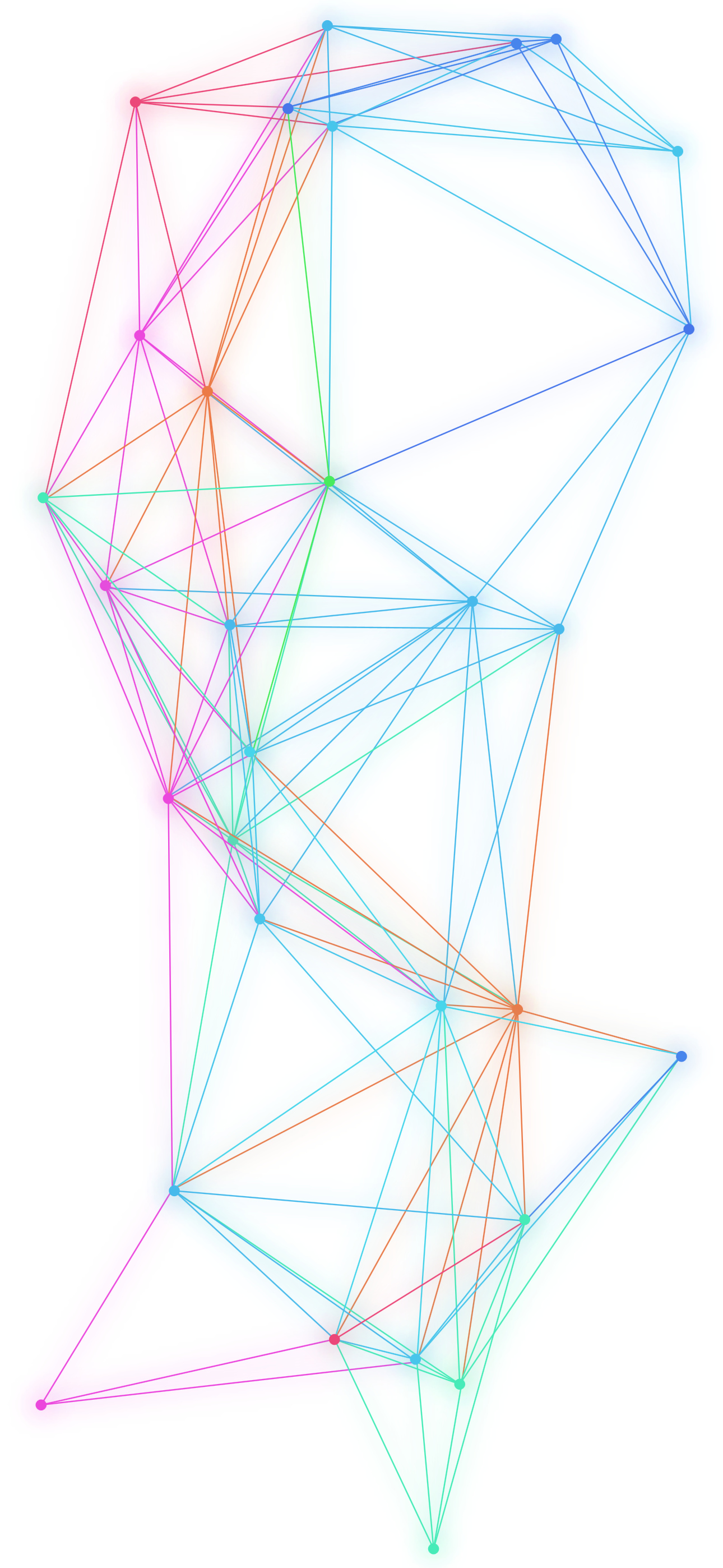 Aesthetic Cosmic filament abstract