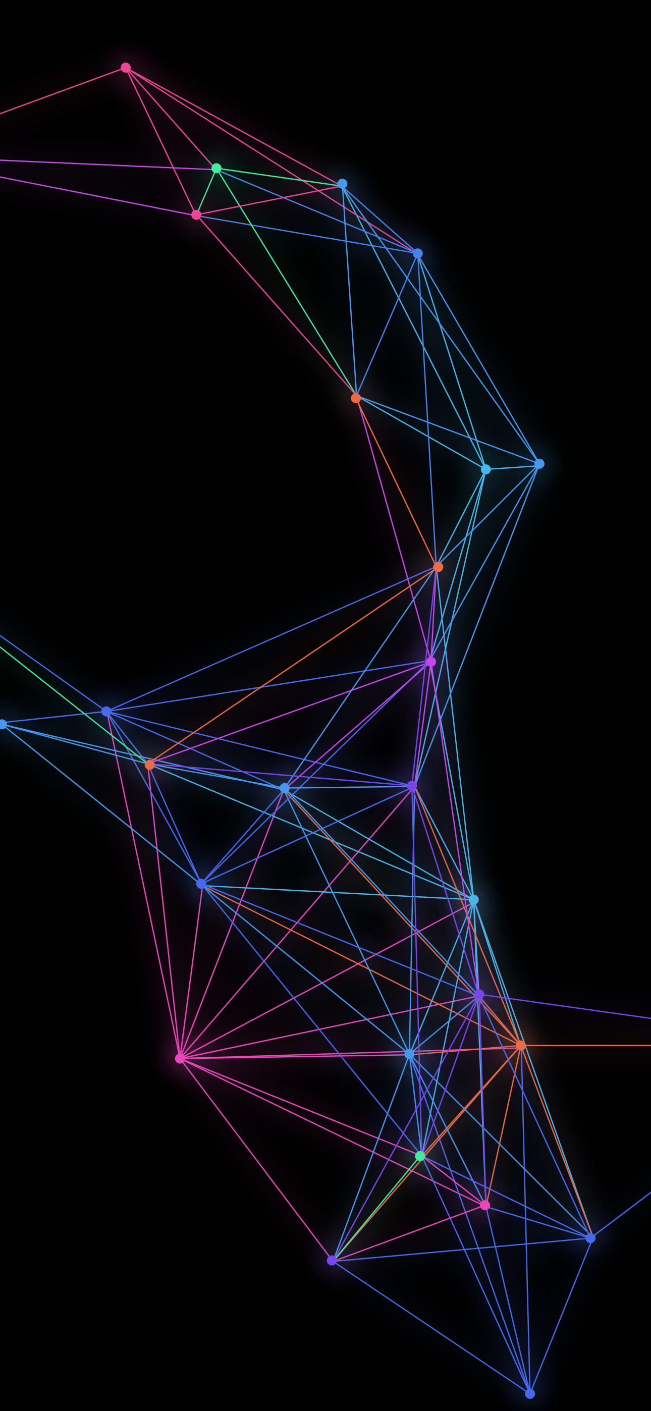 Aesthetic Neon linkage matrix