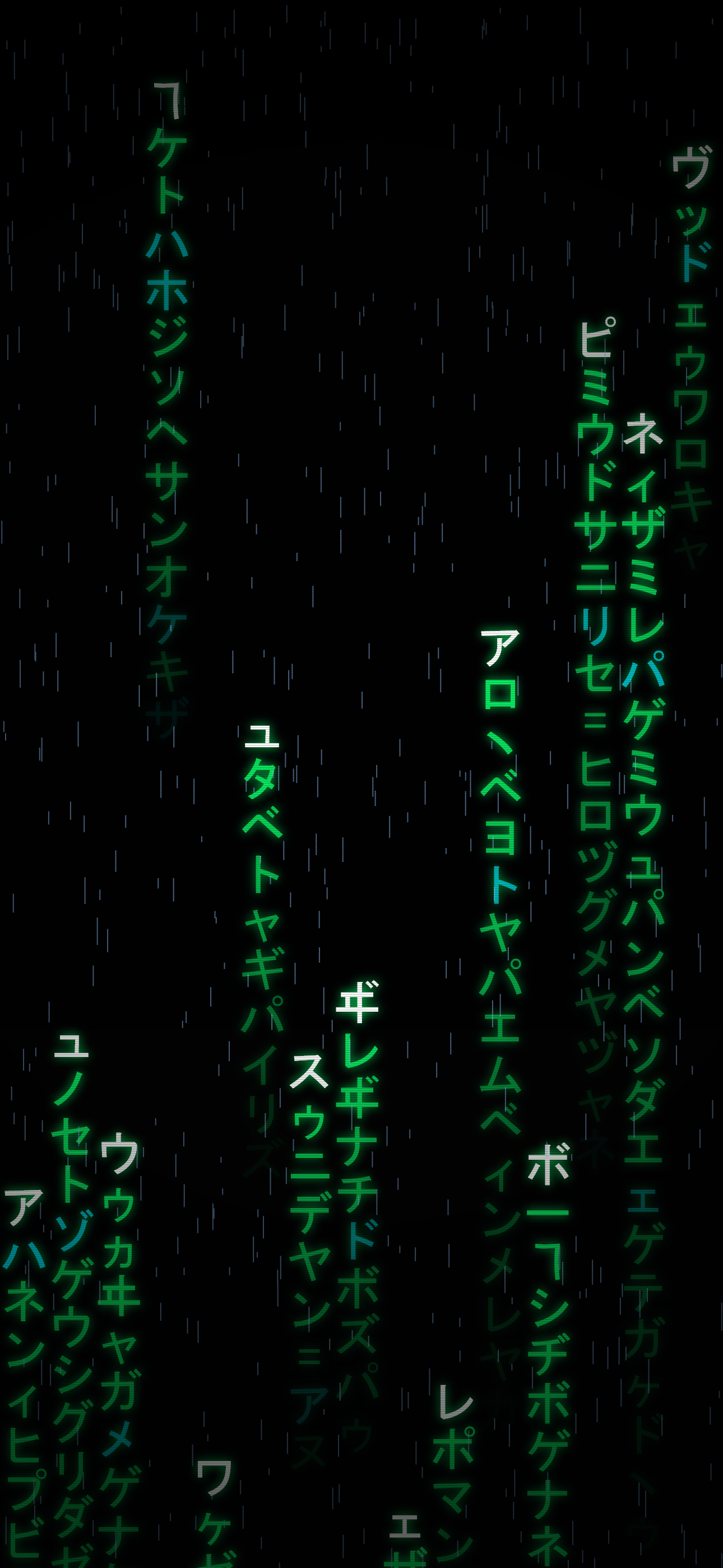 Aesthetic iPhone Backgrounds　[Matrix]
