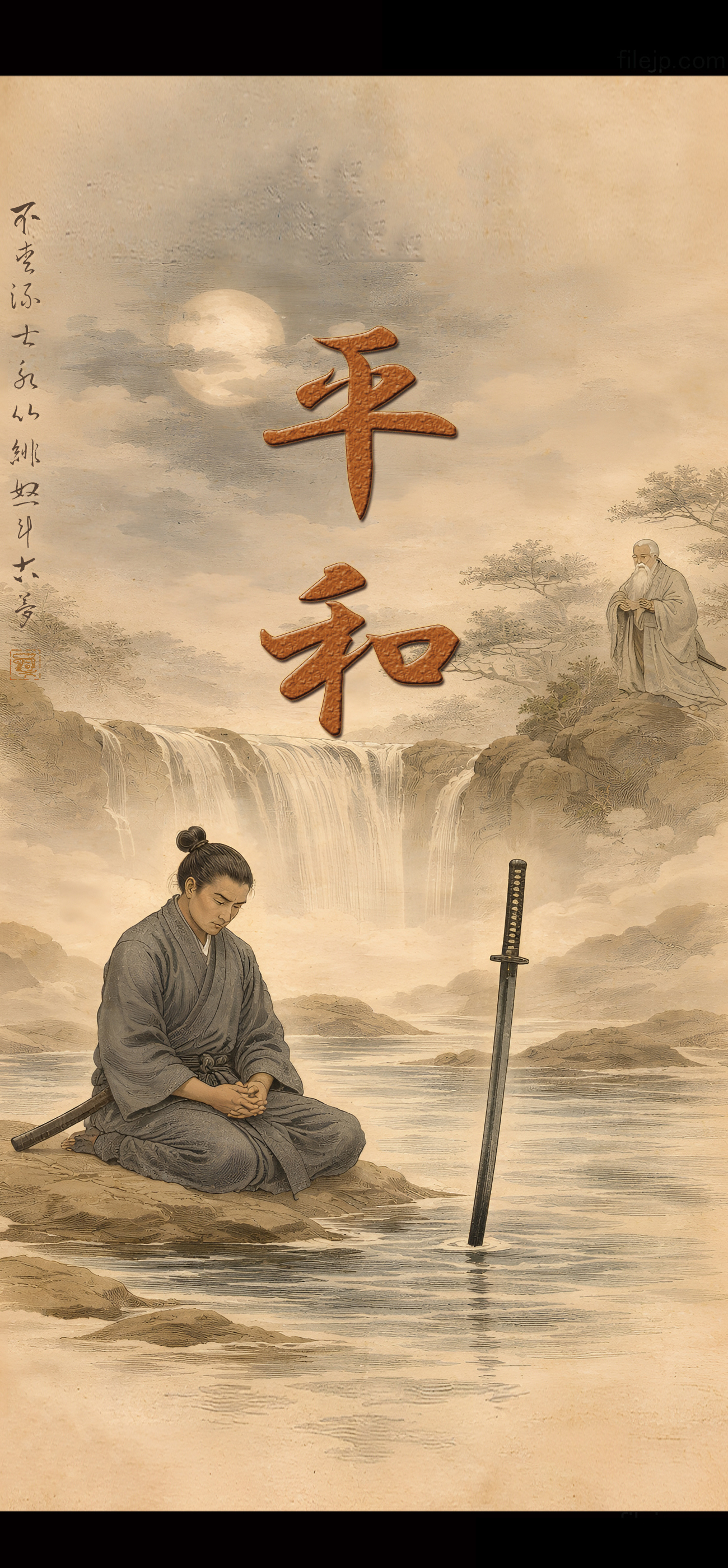 aesthetic samurai background