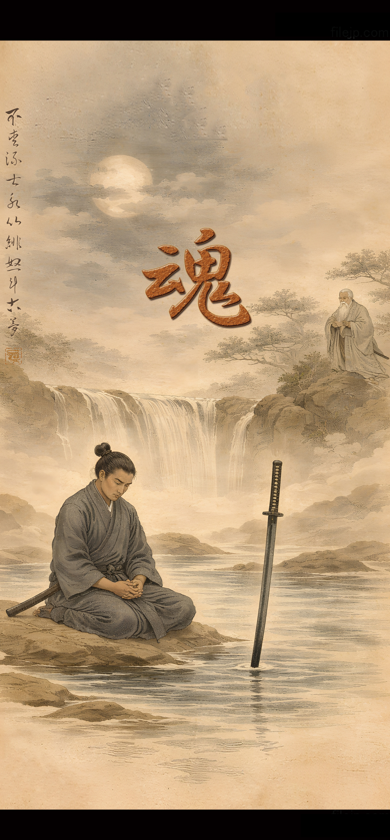 aesthetic samurai background