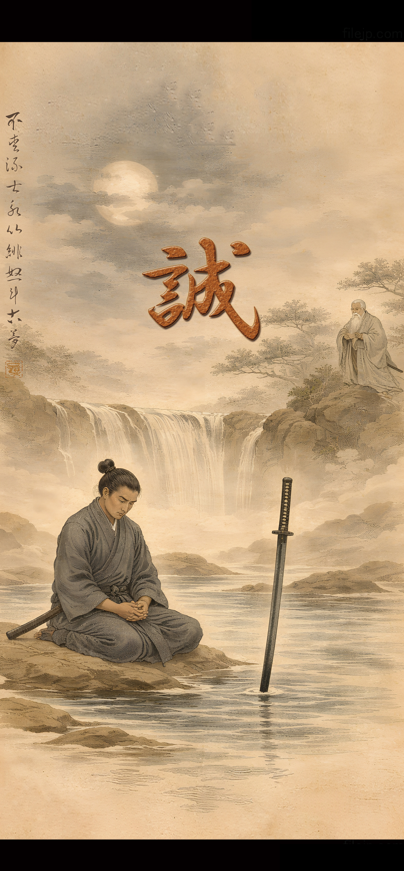 aesthetic samurai background