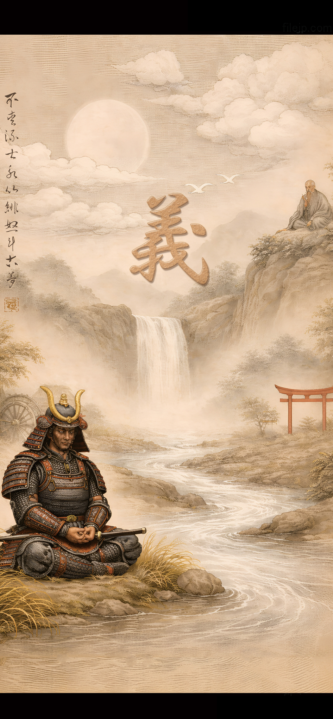 aesthetic samurai background